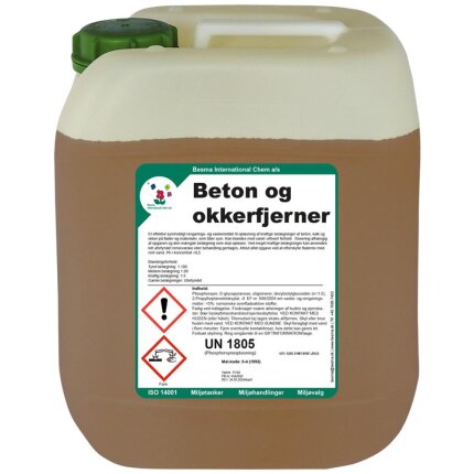 Besma beton- og okkerfjerner 10 ltr