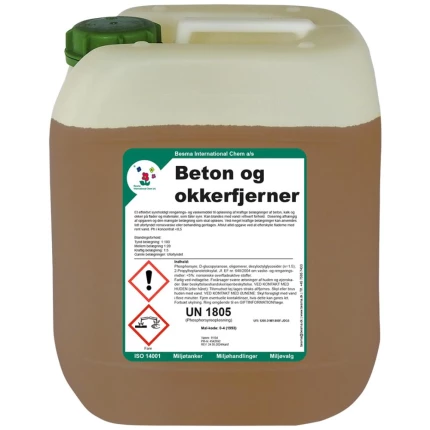 Besma beton- og okkerfjerner 10 ltr