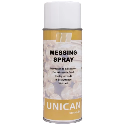 Unican lakspray ‘messing’ 400ml Unican lakspray ‘messing’ 400ml