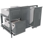 Indeco miljøstation med hjul