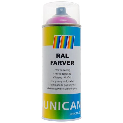 Unican RAL4006 trafiklilla spraymaling 400ml