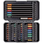 Slagbitsæt 1/4″ 6kt 66IM/44C-1, 44 dele