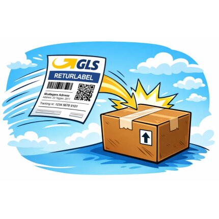 Returlabel til returnering – GLS