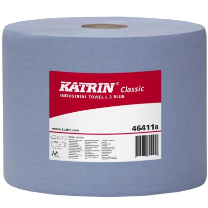 Katrin Classic industripapir L2 blå 22cm×380mtr