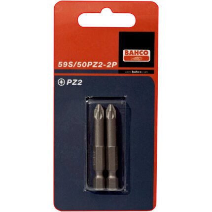 Bits 1/4″ PZ2×50 mm pk/2