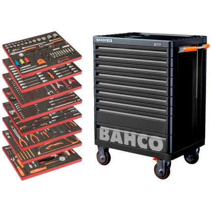 Værktøjsvogn BASIC 26″ m/værktøj 158 dele