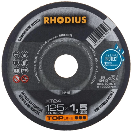 Rhodius Topline XT24 skæreskive 125×1,5mm