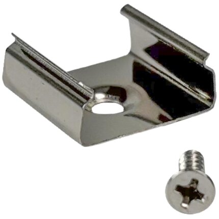 Flex-Line monteringsclips rustfri stål, 20stk