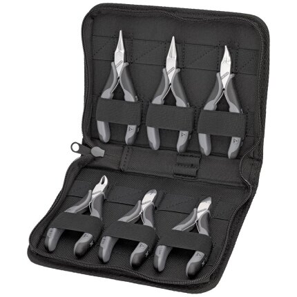 Elektroniktænger ESD, sæt 6 stk, 00 20 17