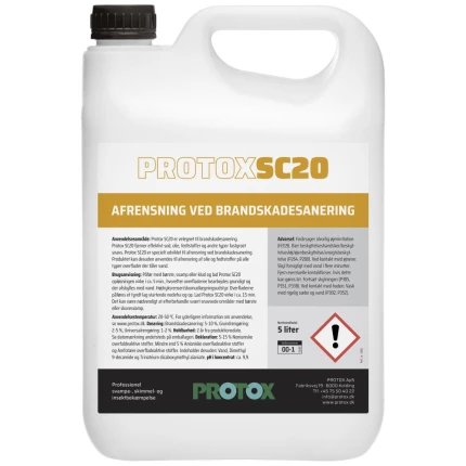 Protox SC20 afrenser t/brandskader mv. 5 ltr
