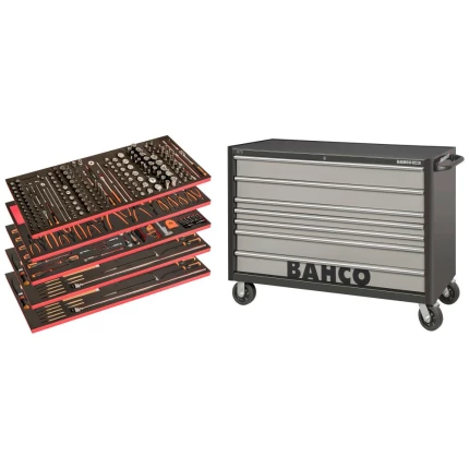 Værktøjsvogn XXL 53″ m/værktøj 488 dele