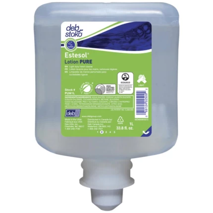 Deb cremesæbe Estesol Lotion Pure, 6 × 1 ltr