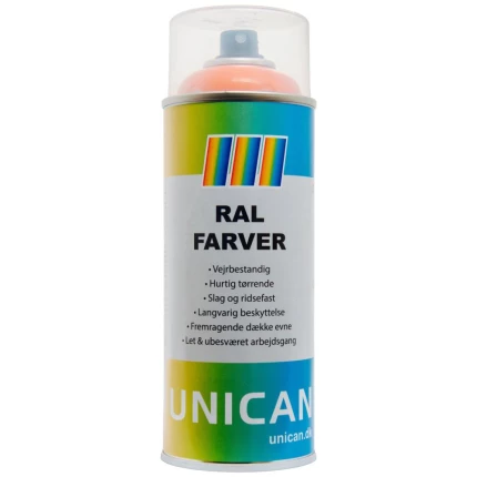 Unican RAL2004 renorange spraymaling 400ml