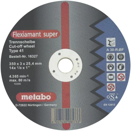 Metabo Skæreskive 350×3,0×25,4 mm t/metal