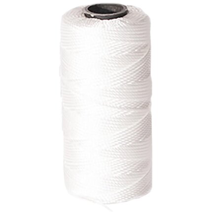Mursnor 6/6 nylon 3-slået 1,5mm×105m hvid