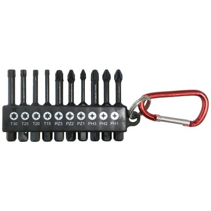 Bitssæt m/clips 1/4″ 50 mm impact A10