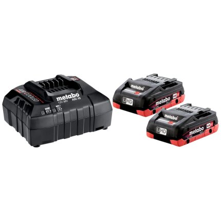 Batteriæt 2× 18V/4,0Ah LiHD + lader ASC55