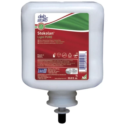 Deb håndcreme Stokolan Light Pure, 6 × 1 ltr
