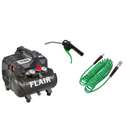 Flair 11/6OF kompressor – med tilbehør