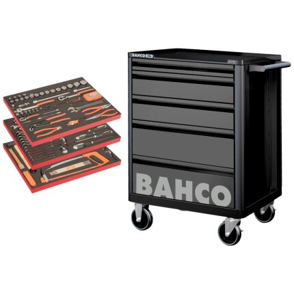 Værktøjsvogn BASIC 26″ m/værktøj 158 dele