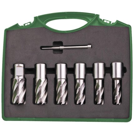 DJ TOOLS kerneborsæt HSS Weldon ø12-22×30mm, 6stk