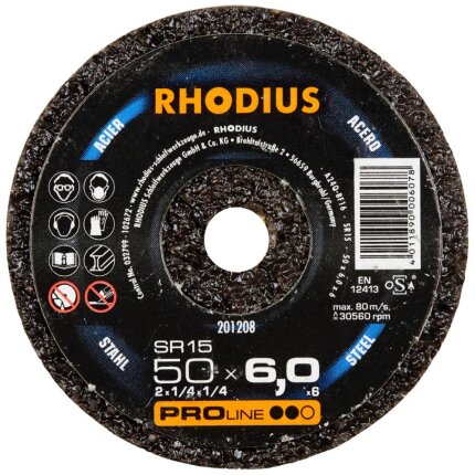 Rhodius Proline SR15 skrubskive 50×6,0mm