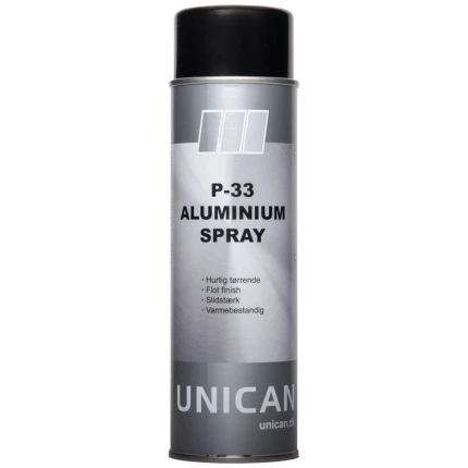 Unican P-33 aluminium spray 500ml