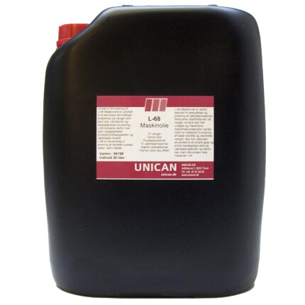 Unican L-68 maskinolie 20ltr