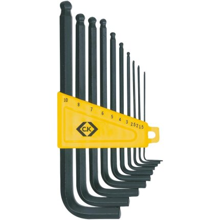 CK stiftnøglesæt 1.5-10 mm m/kugle