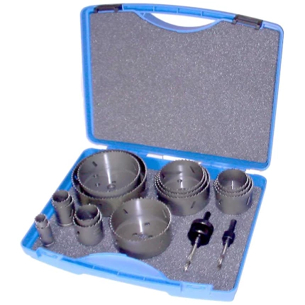 Bohrcraft hulsavsæt RLS15 HSS 17 dele 19-127mm