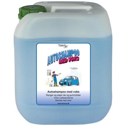 Autoshampoo m/voks 5 ltr