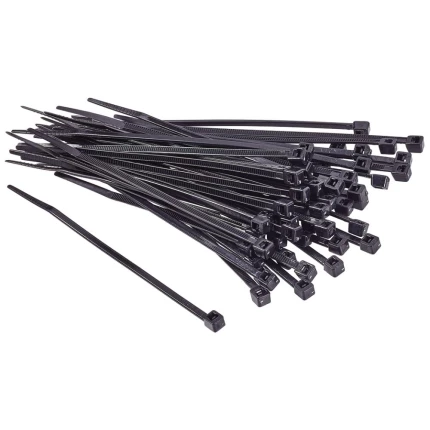 Kabelbinder sort nylon 2,5×100mm, 100stk