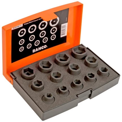 Krafttopsæt K7800M/13 1/2″ korte 10-24mm, 13 dele