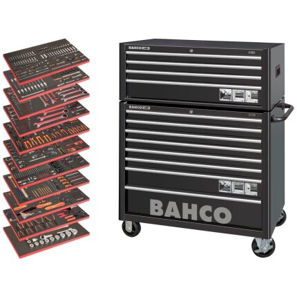 Værktøjsvogn MONSTER 40″ m/værktøj 755 dele