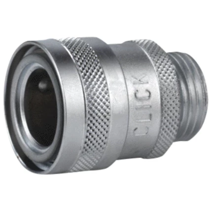 Click 1/2″ koblingshus m/1/2″ gevindnippel
