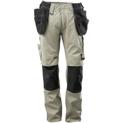 Kassel buks m/hængelommer lys kaki/sort 82C52