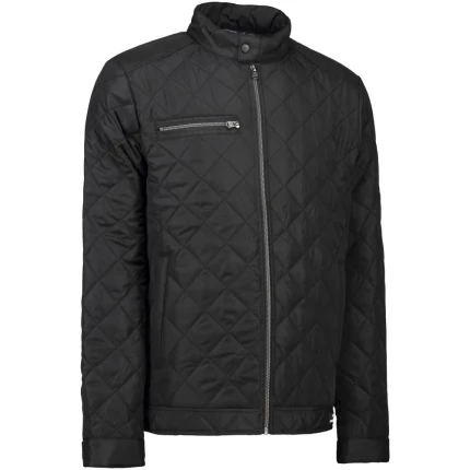 Quiltet herrejakke 0730 sort L