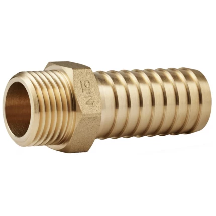 NiTo 1/2″ BSPT slangenippel for 3/4″ slange