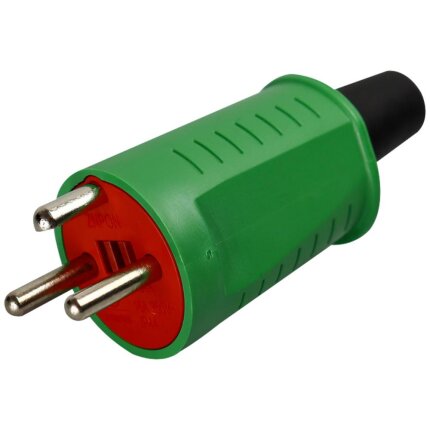 Stikprop m/jord rød/grøn slagfast IP44 240V/16A